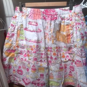 ! Lilly Pulitzer “Let them eat cake” skirt. Large.